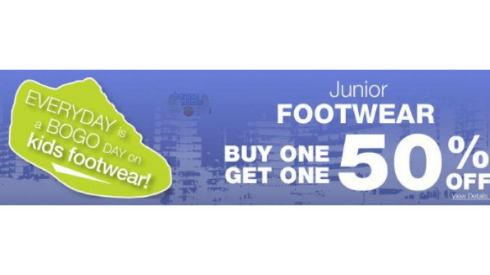 Sportchek Canada: B1G1 50% Off Kids Footwear Everyday