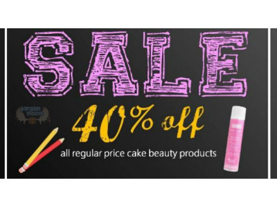Cake Beauty: Save 40% on All Regular Priced Items