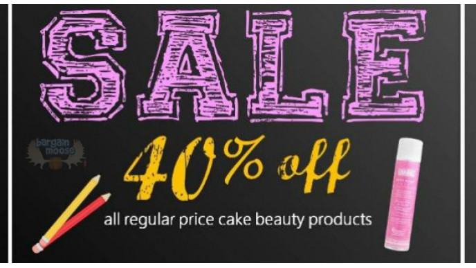 Cake Beauty: Save 40% on All Regular Priced Items