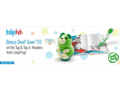 Chapters Canada: $10 Off Leapfrog Tag Readers & B2G1 Free Leapfrog Software