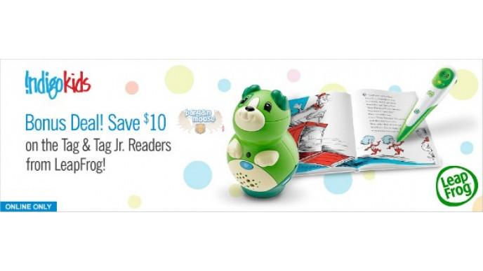 Chapters Canada: $10 Off Leapfrog Tag Readers & B2G1 Free Leapfrog Software