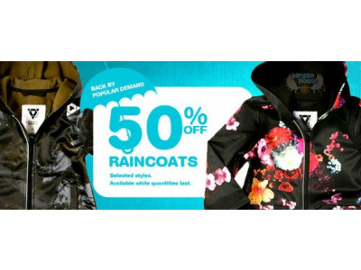 Please Mum Canada: Rainwear 50% Off