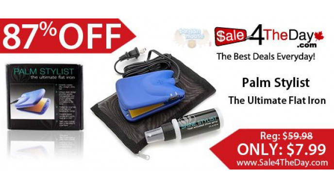 Sale 4 The Day Canada: Palm Stylist Flat Iron – 87% Off Today Only