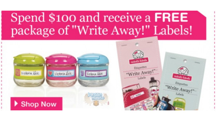 Mabel's Labels Canada: Free Write Away labels with $100+ Purchase ($12 Value)