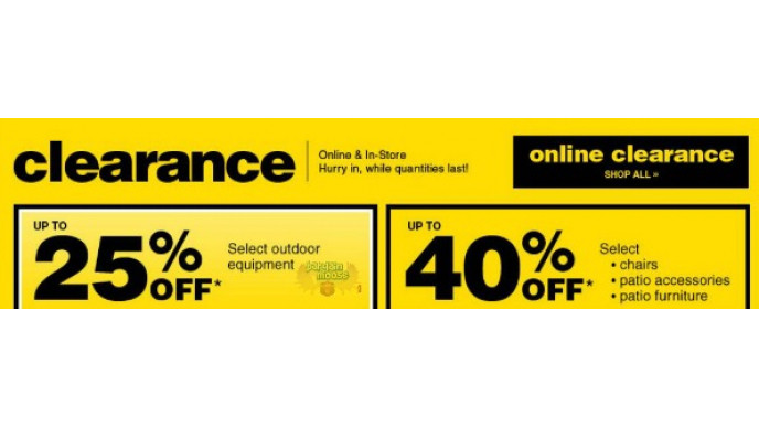 Home Depot Canada: Outdoor Clearance Event Save up to 40%