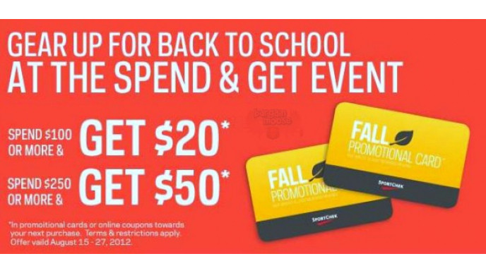 Sportchek Canada: Buy More Save More up to $50 Back