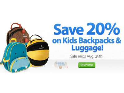 Well.ca: Save 20% on All Kids Backpacks & Luggage 