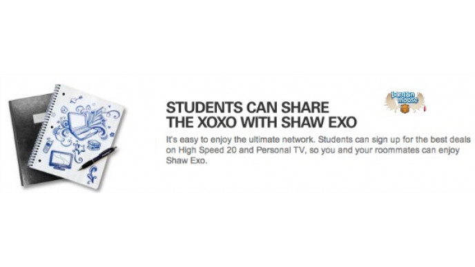 Shaw Canada: Student Offer - $36/m For High Speed Internet + Personal TV