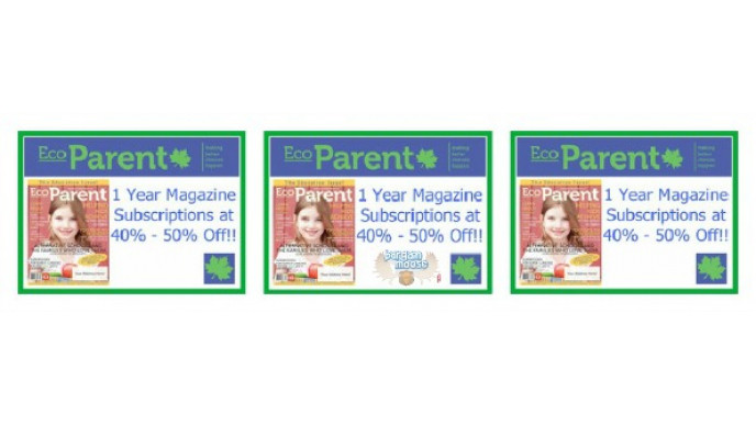 True Cuddles: 1 Year Subscription to EcoParent Magazine 40%-50% Off