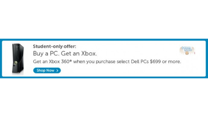Dell Canada: Buy a Dell, Get a Free Xbox - Student Offer