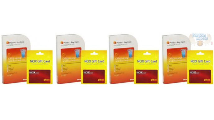 NCIX: $25 Gift Card & Free Shipping w/Microsoft Office Home & Business