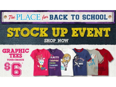The Children's Place Canada: Back to School Stock up Event