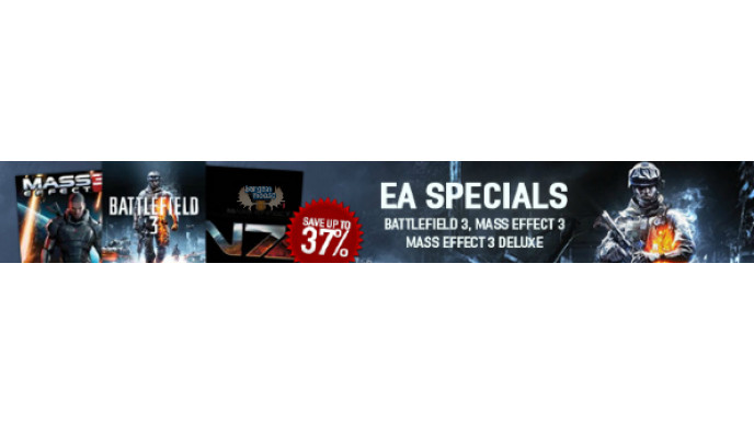 Gamers Gate: Great EA PC Games Specials (Save up to 37%)
