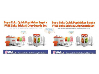 Well.ca: Free Zoku Sticks And Drip Guard With Purchase Of Quick Pop Maker