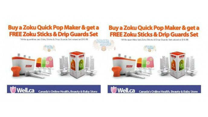 Well.ca: Free Zoku Sticks And Drip Guard With Purchase Of Quick Pop Maker