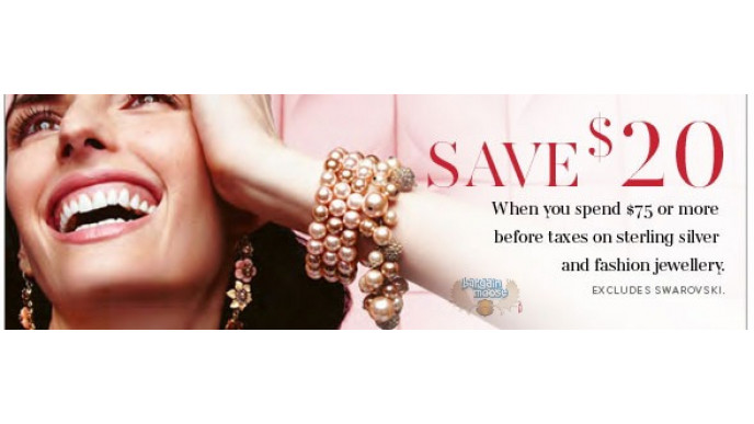 The Bay Canada Promo Code: Save $20 on $75+ (Sterling Silver & Fashion Jewellry)