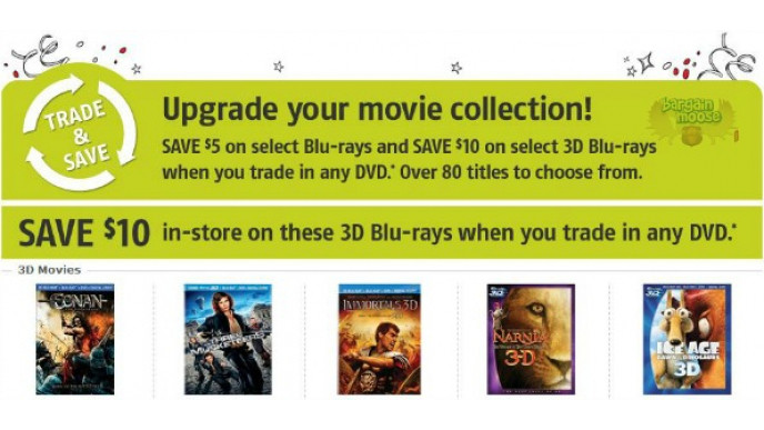 Future Shop Canada: Bring in Any DVD for Recycling & Save up to $10 on Select Blu-rays