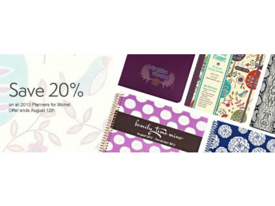 Chapters Canada: Save 20% on All 2013 Family Planners