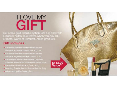 Sears Canada: Free Elizabeth Arden Gift with $38 Purchase ($113 Value)