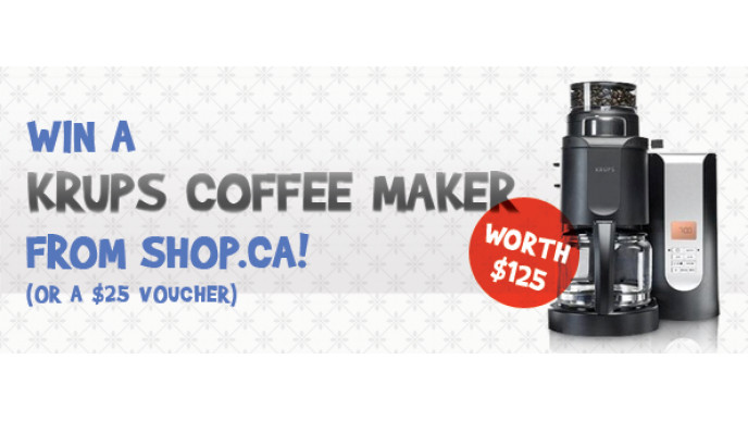 Bargainmoose Giveaway: Win a Krups Coffee Maker (Worth $125) & More From Shop.ca!!