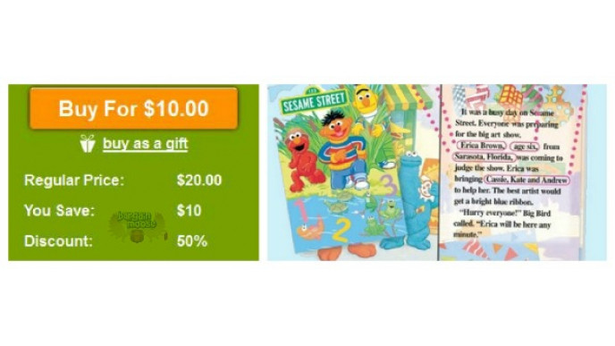 WagJag Canada: $10 for $20 Towards a Personalized Storybook from Personalized Storybooks Canada