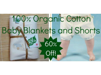 True Cuddles: Save 60% on Organic Cotton Baby Blankets & Shorts