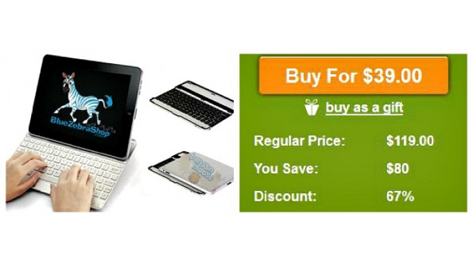 WagJag Canada: $39 for a Mobile Bluetooth Keyboard for iPad ($119 Value)