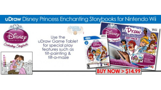 Pricematters Canada: uDraw Disney Princess Game Tablet Gift Pack (Wii & Nintendo DS) - Now $14.99 (Was $75)