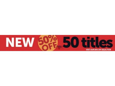 BookCloseouts: New 50/50 Selection