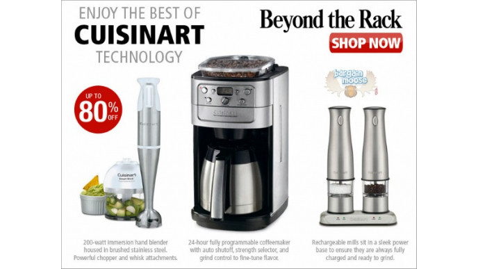 Beyond The Rack: Up To 80% Off Factory Refurbished Cuisinart Kitchen Essentials