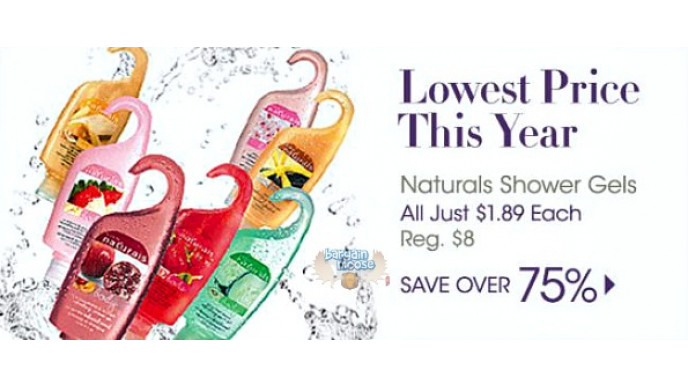 Avon Canada: Natural Shower Gels $1.89 (was $8)