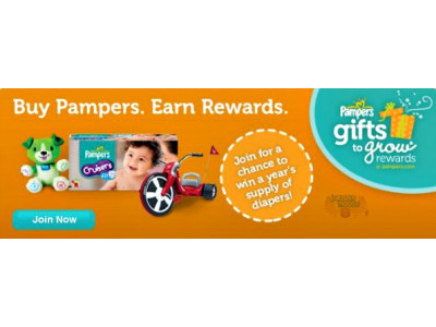 Pampers Gifts to Grow Points for Free Items