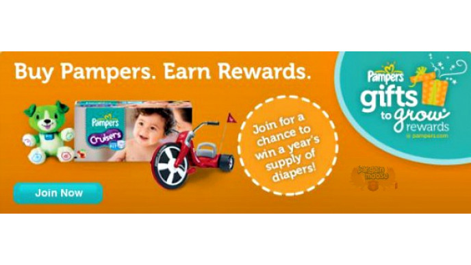 Pampers Gifts to Grow Points for Free Items