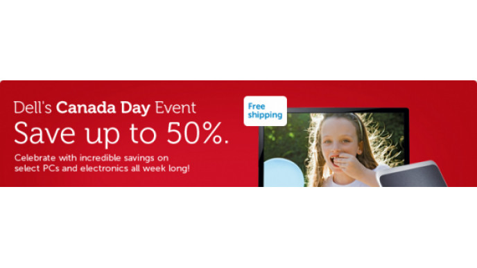 Dell's Canada Day Event: Save Up To 50%