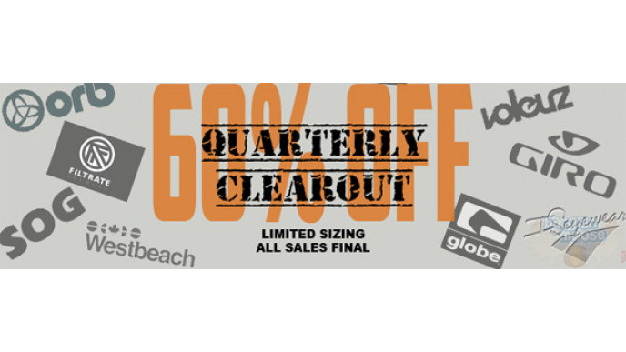 Canadian Cartel: Quarterly Sporting Goods 60% Clearout