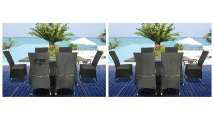 Home Depot Canada:Trenton Natural Stone 7 Pc Dining Set for $999 (was $1699)