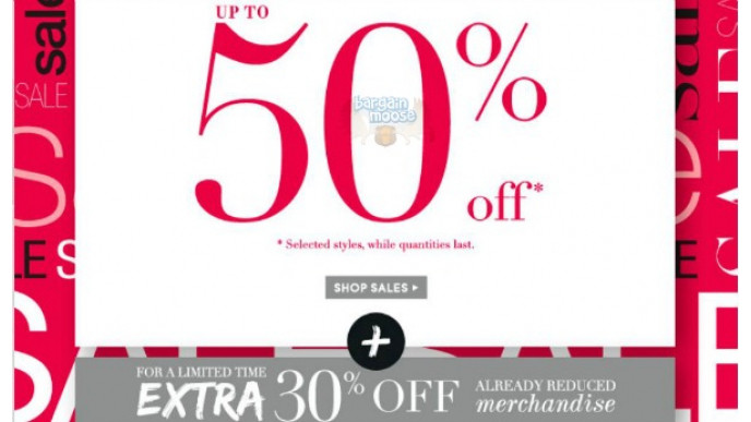 Addition Elle Canada: Save Additional 30% on Sale Items (up to 80% off)