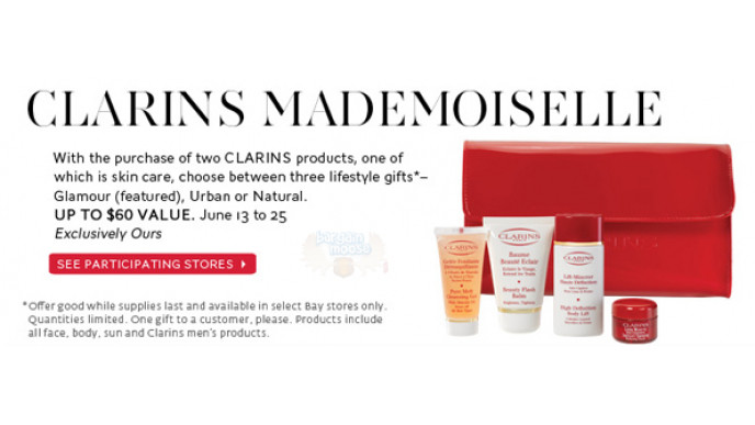 The Bay Canada: Clarins Mademoiselle Gift with Purchase