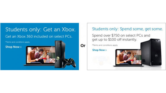 Dell Canada Student Offer: Free Xbox 360 With Select PCs