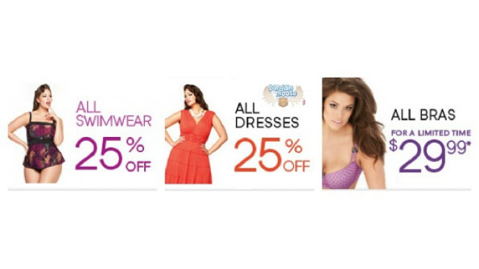 Addition Elle Canada: All Bras $29.99 Plus 25% off Dresses & Swimwear and more
