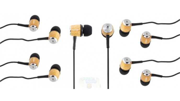 Kanen Wooden In-ear Headphones For $5.99 & Free Shipping