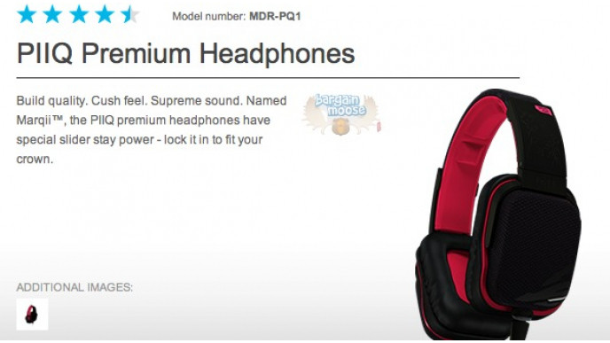 Dell Canada: Sony PIIQ Premium Over-the-Ear Headphones $49.99 (Reg. $79.99)
