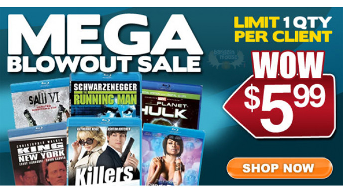 iNetVideo.ca $5.99 Blu-Ray Titles!