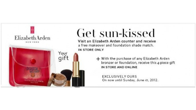 The Bay Canada: Free 4 Piece Elizabeth Arden Gift with Foundation or Bronzer Purchase
