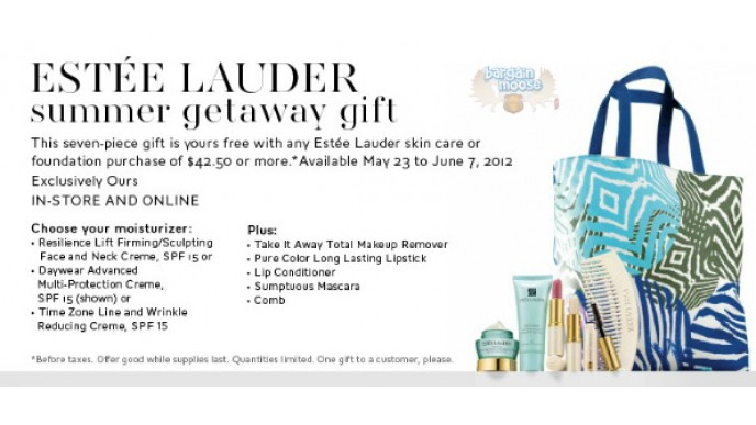 The Bay Canada: Free Estee Lauder Gift With $42.50 Purchase