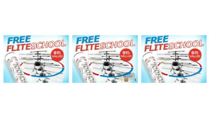 Mastermind Toys: Free FliteSchool Stunt Flying Set with Lite Hawk Helicopter Purchase($15 value)