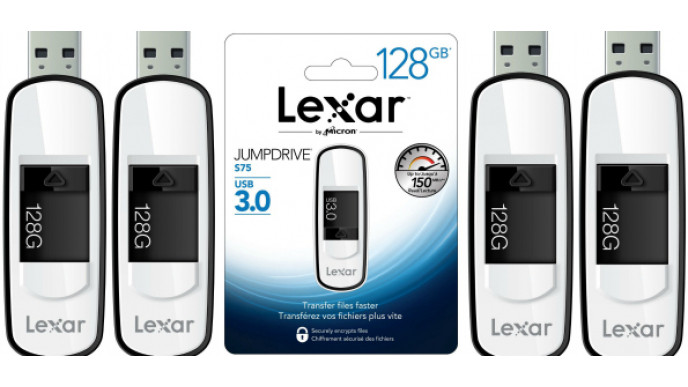 82% Off Lexar 128GB USB 3.0 Flash Drive Only $30 @ Free Shipping @ Amazon (EXPIRED)