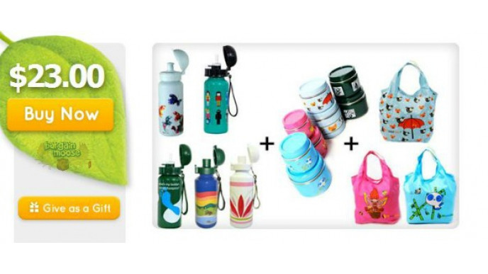 EthicalDeal: 3 Piece Litterless Lunch Kits 50% off