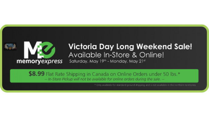 MemoryExpress: Huge Victoria Day Weekend Deals Online and In-Store