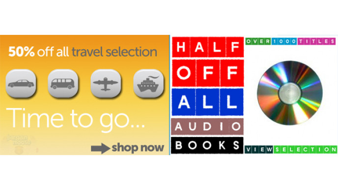 Travel & Audio Book Sale @ Bookcloseouts Canada: 50% Off